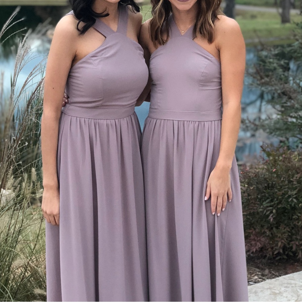 Lulus Taupe Formal Dress
